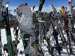 冬季运动,山,雪