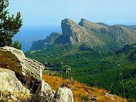 开普 formentor,山,山景观