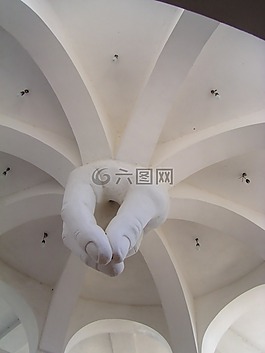 手,雕塑,雕像