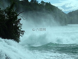 水,瀑布,水的流量