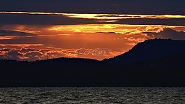 巴拉頓湖,日出,陽(yáng)光
