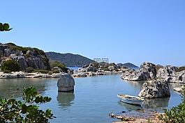 太陽,海,海灘