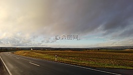 景观,阳光,上部 franconia