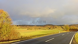 景观,阳光,上部 franconia