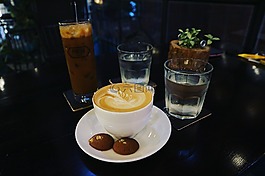咖啡,表,茶
