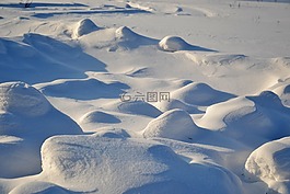 雪,雪堆,冬季