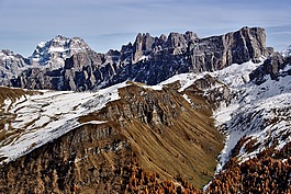 冷,景观,山
