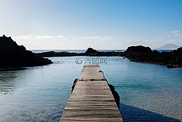 塢站,海洋,巖