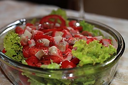 沙拉,食品