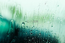 雨,模糊,窗口