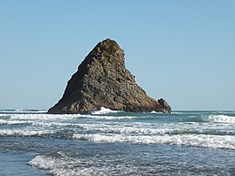 波,天空,海灘