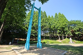 秋千,花園,抽象