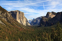 森林,山脈,山