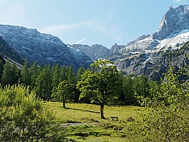 山,karwendel,奧地利