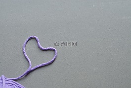 羊毛,紫,针织配件
