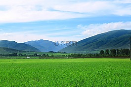 美景,夏天,藍(lán)天