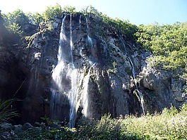 瀑布,克羅地亞,plittvice