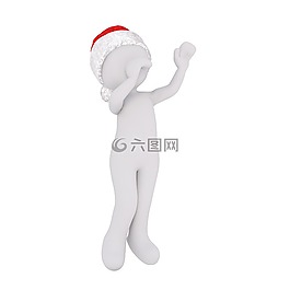 白人男性,孤立,3d模型