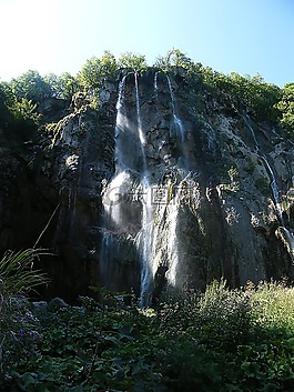 瀑布,克羅地亞,plittvice