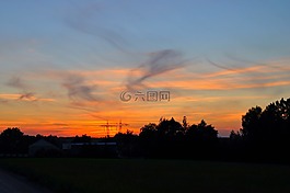 云,太陽(yáng),景觀