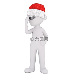 白人男性,孤立,3d模型