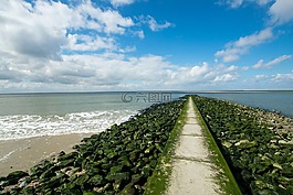 北海,太陽,海