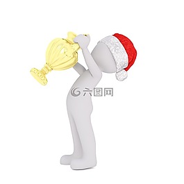 白人男性,孤立,3d模型