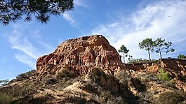 阿尔加维,葡萄牙,岩