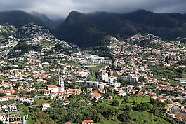 視圖,山,馬德拉