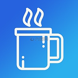 杯,咖啡,画杯