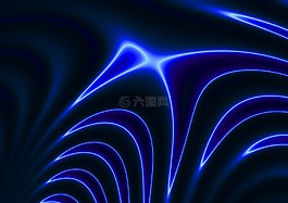 抽象,線(xiàn)路,藍(lán)色