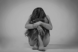 女孩,模型,幾何