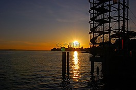 博登湖,水,黃昏