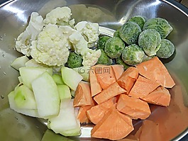 蔬菜,平,食品