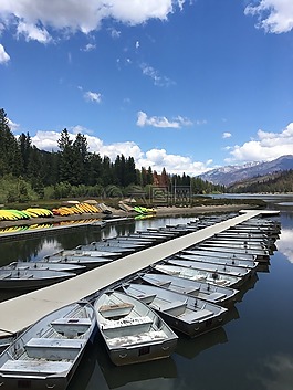 休谟,湖,日出