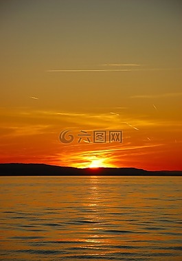 博登湖,水,黃昏