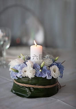 表,蜡,装饰