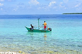 渔船,dharavandhoo,马尔代夫