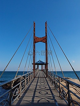 天空,海,橋