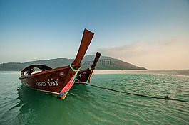 泰國,海,船