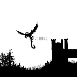 側(cè)影,景觀,城堡