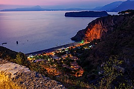 海灘,夏季,海
