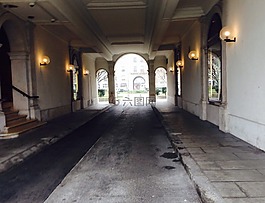 隧道,離,光