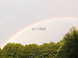 彩虹,天空,丰富多彩