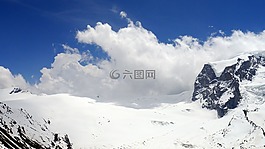 瑞士,阿爾卑斯山,云