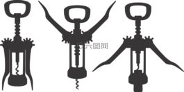 开瓶器,葡萄酒,瓶