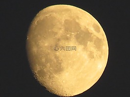 月亮,夜晚的天空,月光