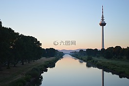 曼海姆,內(nèi),電視塔
