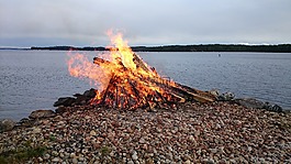 岩石,篝火,kojanlahti
