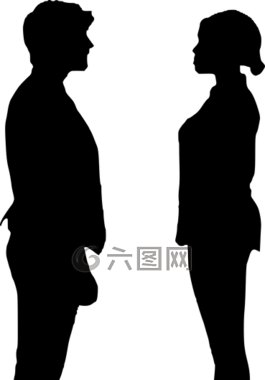 側(cè)影,對(duì)話,男子